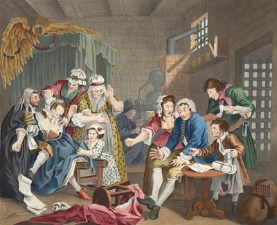 The Rake in Prison, plate VII, from 
