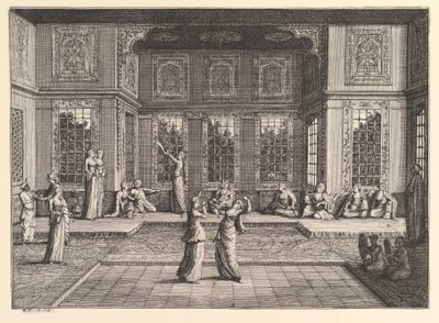 The Seraglio (Aubry de La Mottrayes Travels) by William Hogarth