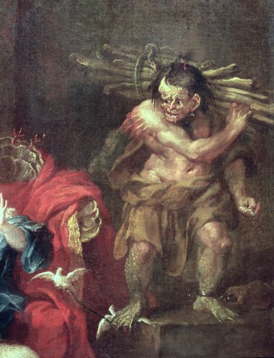 The Tempest (detail of Caliban) by William Hogarth