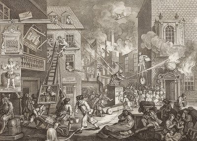 The Times, Plate 1 by William Hogarth