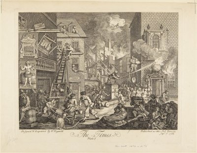 The Times: Plate I by William Hogarth