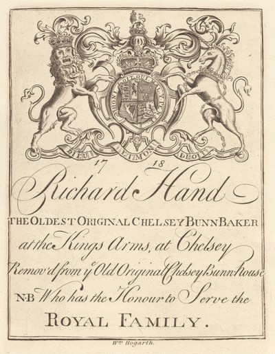 Trade Sheet for: Richard Hand, The Oldest Original Chelsey Bunn Baker at the King