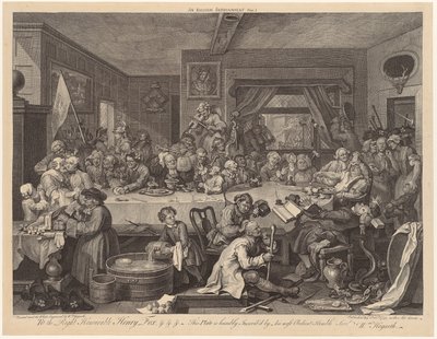 Election Celebration, Plate 1 of the Series 