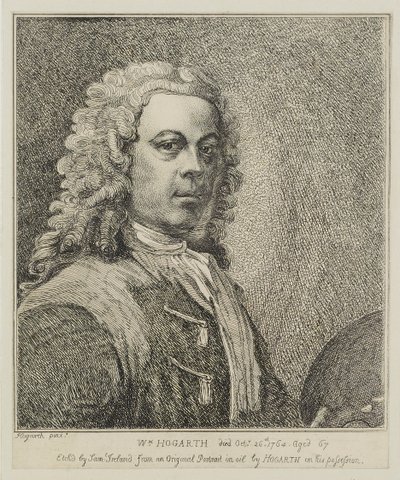 William Hogarth, engraved by Samuel Ireland, c.1786 by William Hogarth
