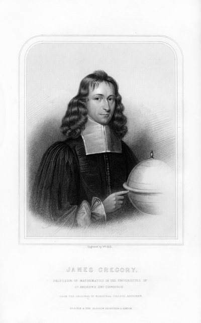James Gregory, Scottish Mathematician and Astronomer by William Holl