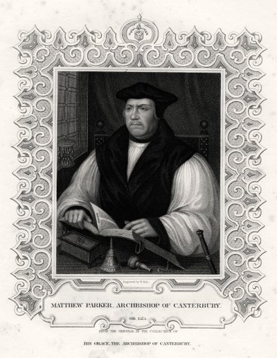 Matthew Parker, Archbishop of Canterbury by William Holl