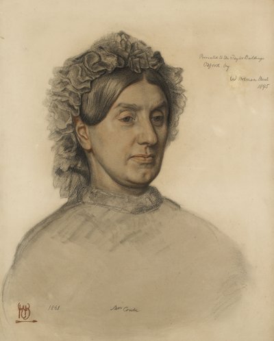 Mrs Thomas Combe (1806-1893) by William Holman Hunt