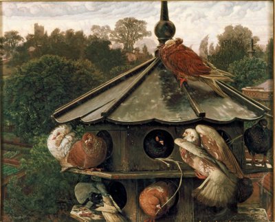 The Festival of St Swithin The Dovecot, 1865-1866 by William Holman Hunt