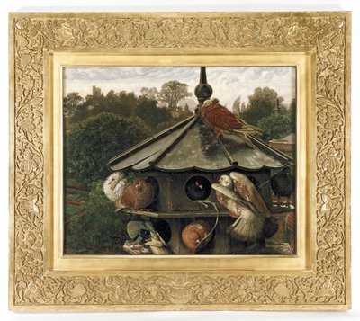 The Festival of St. Swithin or The Dovecote by William Holman Hunt