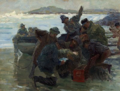 Sketch for Cast Up by the Sea, c.1895 by William Holt Yates Titcomb