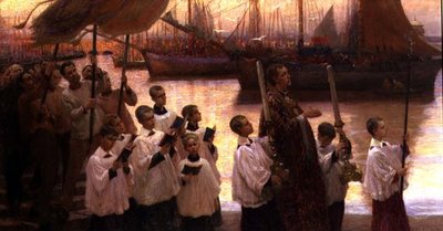 The Church in Cornwall: A Rogation Day Procession by William Holt Yates Titcomb