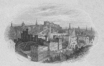 Edinburgh From the Calton Hill by William Home Lizars