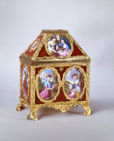 George III Casket Containing a Verge Watch in the Manner of James Cox, c.1770 by William Hopkins Craft