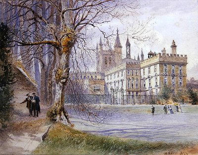 New College from the College Gardens by William Hull