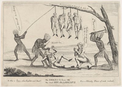 The Savages Let Loose, or the Cruel Fate of the Loyalists by William Humphrey