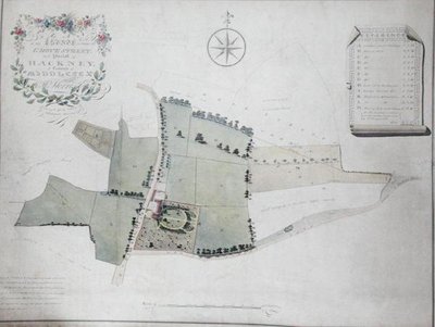 Plan of an Estate Situated at Grove Street in the Parish of Hackney by William Hurst Ashpitel