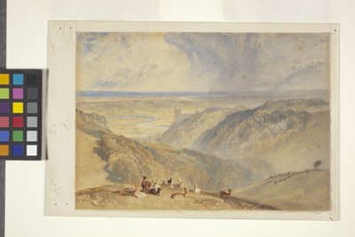 Arundel on the River Arun (after JMW Turner) by William II Ward