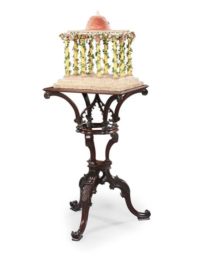 George III Tripod Stand with Temple by William Ince