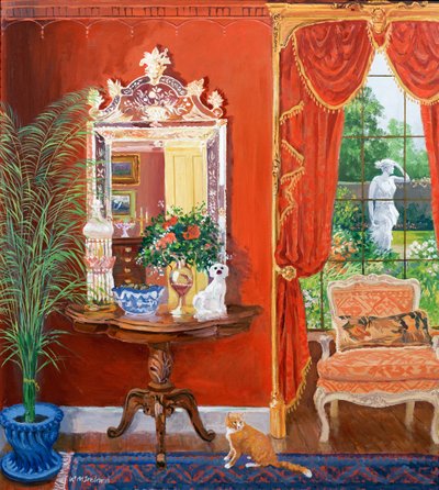 Red Hallway (Victorian Style) by William Ireland