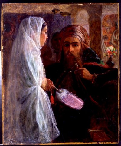 The Hookah Smoker by William James (circle of) Muller