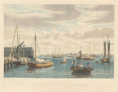 Boston: From the Ship House West End of the Navy Yard by William James Bennett
