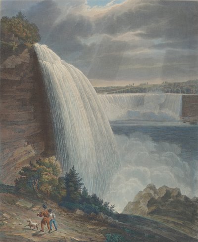 Niagara Falls from Foot of Staircase by William James Bennett