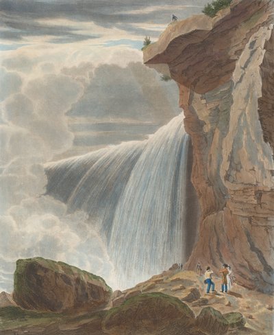 Niagara Falls from Under Table Rock by William James Bennett