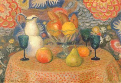Still Life with Three Glasses, c.1925 by William James Glackens