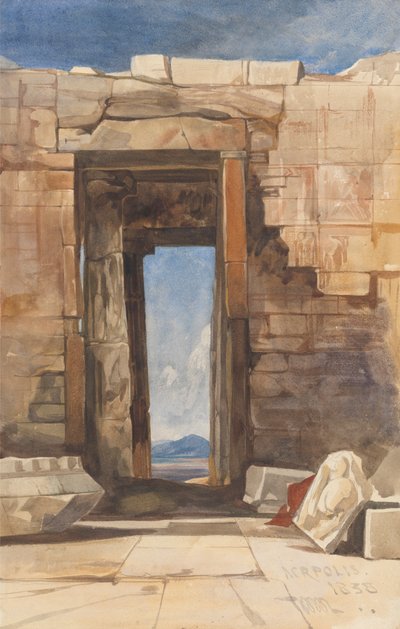 A Doorway in the Acropolis, Athens by William James Muller