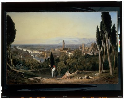 A View of Florence and the River Arno from San Miniato by William James Muller