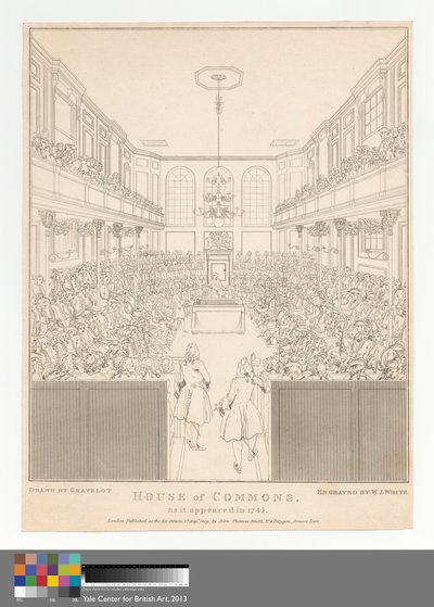 House of Commons, as it appeared in 1741-2 by William Johnstone White