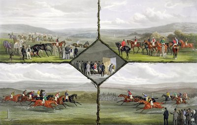 Racing Incidents, engraved by Edward Gilbert Hester published by Arthur Ackermann by William Joseph Shayer