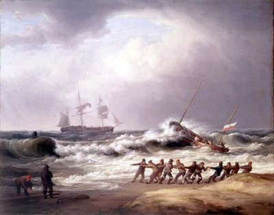 Lifeboat going to a Vessel in Distress by William Joy