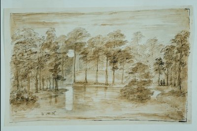 Design for the Woodland Water Garden, Seen in the Moonlight by William Kent