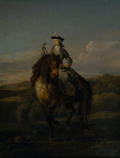 Equestrian Portrait of Charlotte Boyle, Marchioness of Hartington by William Kent