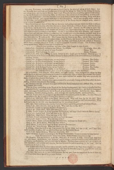 The Arraignment, Trial, and Condemnation of Captain William Kidd, for Murder and Piracy by William Kidd