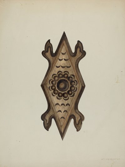 Detail (Side of Confessional) by William Kieckhofel