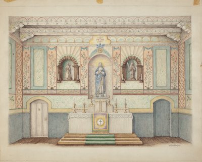 La Purisima Mission (Restored in 1941) by William Kieckhofel