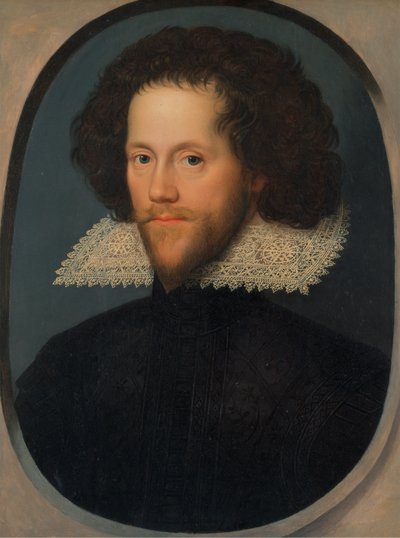 Portrait of Gray Brydges, Fifth Baron Chandos, of Sudeley Castle, Gloucestershire (1579–1621) by William Larkin