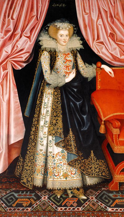 Probably Elizabeth Cary, née Tanfield by William Larkin