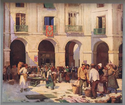 Fish Market at Dieppe, from 