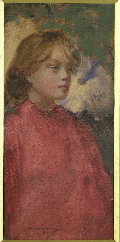 Girl in Red by William Lee Hankey