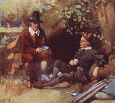 Illustration for The Compleat Angler by Izaak Walton by William Lee Hankey