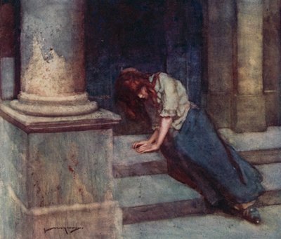 Illustration for The Deserted Village by Oliver Goldsmith by William Lee Hankey