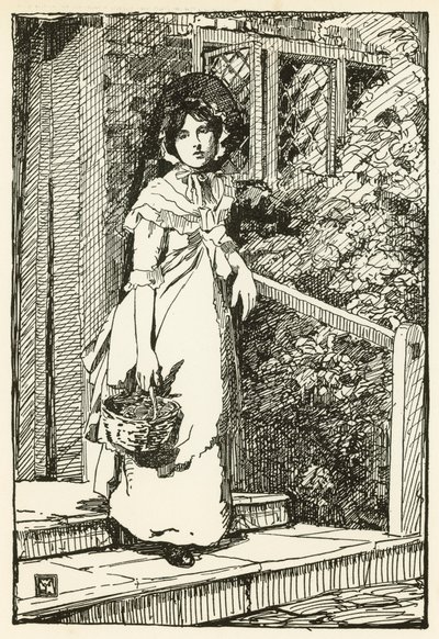 Illustration for The Deserted Village by Oliver Goldsmith by William Lee Hankey