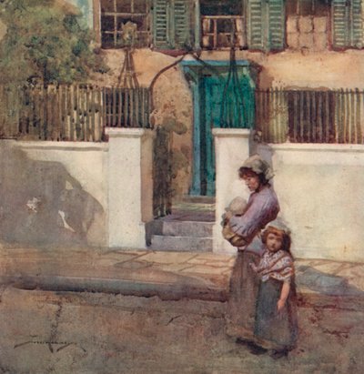 Illustration for The Deserted Village by Oliver Goldsmith by William Lee Hankey