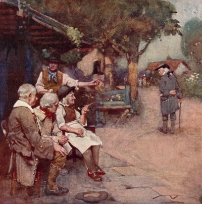 Illustration for The Deserted Village by Oliver Goldsmith by William Lee Hankey
