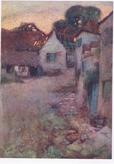 Sunk are thy bowers, in shapeless ruin all, and the long grass o