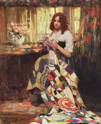 The Patchwork Quilt by William Lee Hankey