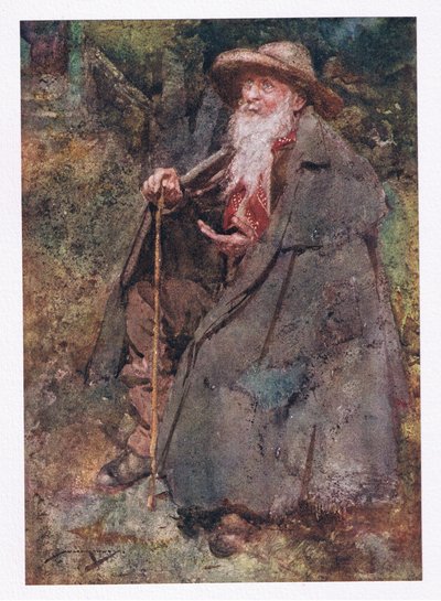 The Long Remembered Beggar Was His Guest, Whose Beard Descending Swept His Aged Breast by William Lee Hankey